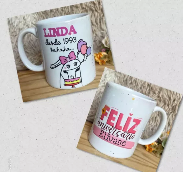 CANECA CERÂMICA - ANIVERSÁRIO - Imagem 4