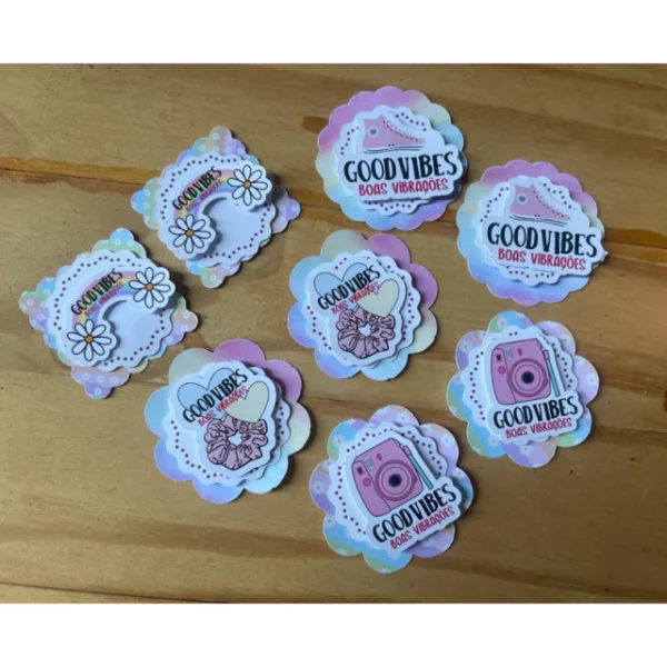 TAG PERSONALIZADA 5x5 KIT 15 UND - Imagem 5