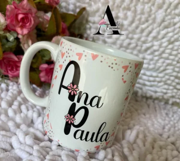 CANECA CERÂMICA NOME - Imagem 9